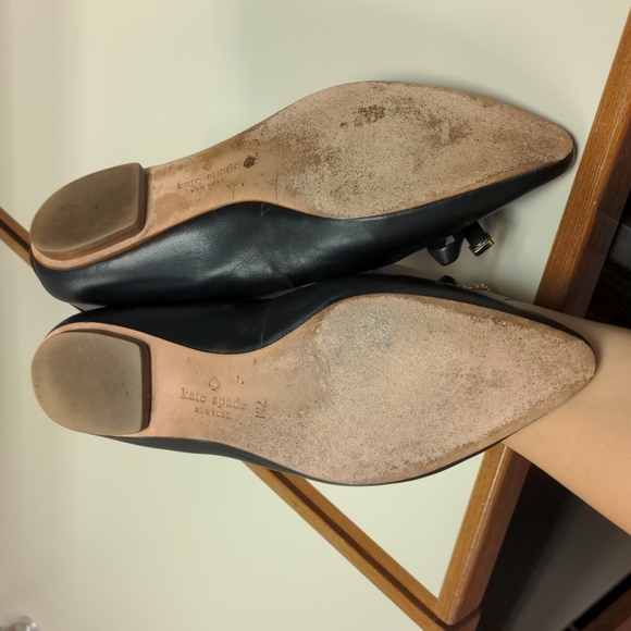 Kate Spade Pointed Flats Black size 7 - Picture 5 of 7